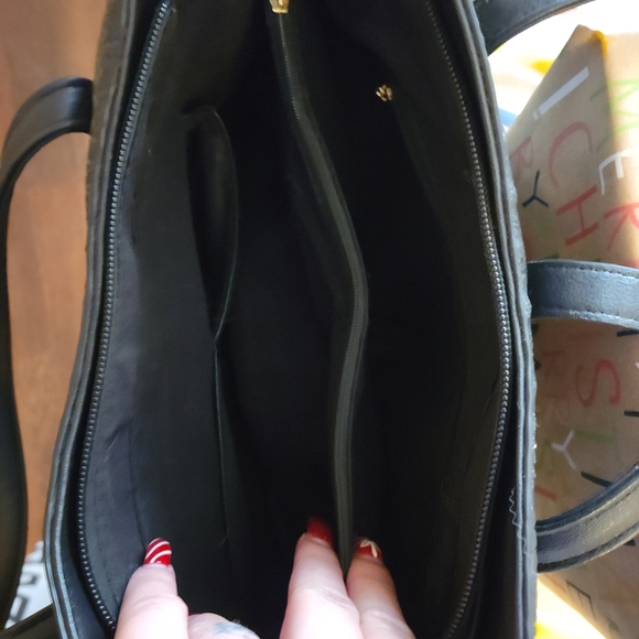 Black leather purse - Picture 4 of 4